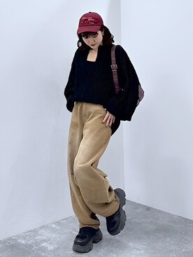 ayaさん（レディース・152cm）の冬コーディネート