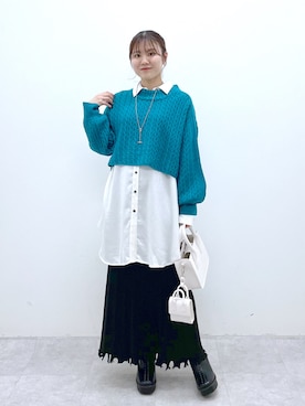 ayaさん（レディース・152cm）の冬コーディネート