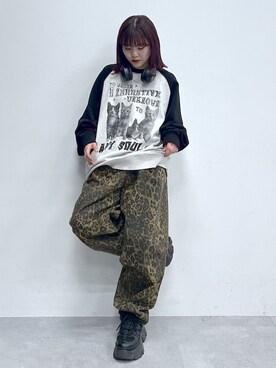 「メンズライクコーデ」｜「アイテム（スウェット）」を使った、ayaさん（レディース・152cm）の冬コーディネート