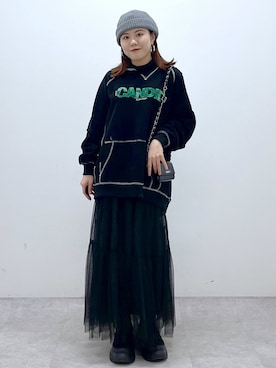 ayaさん（レディース・152cm）の冬コーディネート