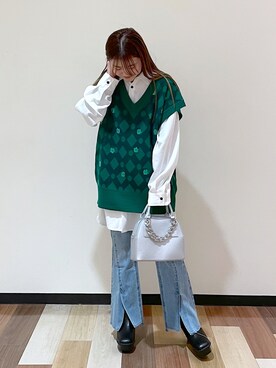 ayaさん（レディース・151cm）の冬コーディネート