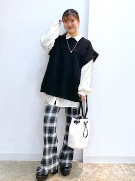 ayaさん（レディース・151cm）の冬コーディネート