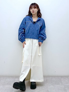 「アイテム（ブルゾン）」を使った、ayaさん（レディース・152cm・20代）の冬コーディネート