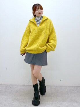 ayaさん（レディース・152cm）の冬コーディネート