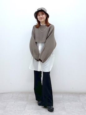 ayaさん（レディース・152cm）の冬コーディネート