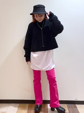 ayaさん（レディース・151cm）の冬コーディネート