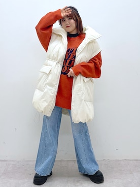 ayaさん（レディース・152cm）の冬コーディネート