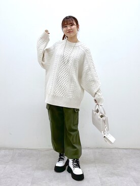 ayaさん（レディース・152cm）の冬コーディネート