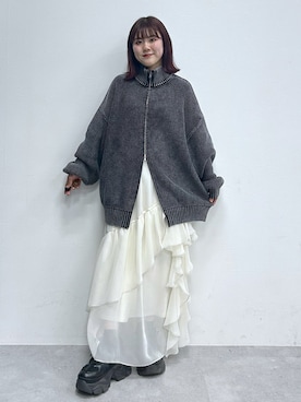 ayaさん（レディース・152cm）の冬コーディネート