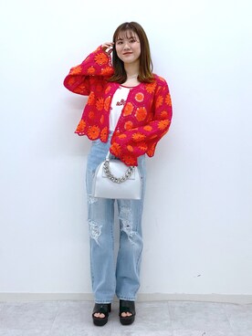 「ごきげんウィーク」｜「アイテム（キャミソール）」を使った、ayaさん（レディース・152cm）の春コーディネート
