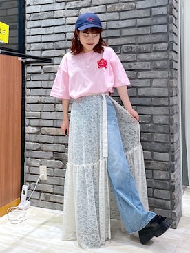 「PAGEBOY」｜ayaさん（レディース・152cm）の夏コーディネート