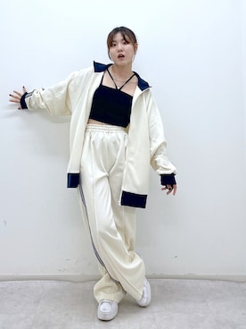 「アツいコーデ全部見せ」｜「アイテム（ブルゾン）」を使った、ayaさん（レディース・152cm）の夏コーディネート
