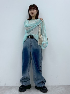 「Anui（アニュイ）のアイテム」を使った、ayaさん（骨格ウェーブ・レディース・152cm）の春コーディネート