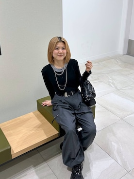 「PAGEBOY（ページボーイ）のアイテム（カーディガン/ボレロ）」を使った、ayaさん（レディース・152cm）の夏コーディネート