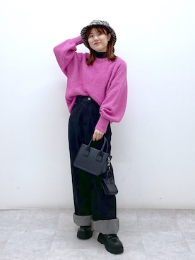 ayaさん（レディース・152cm）の冬コーディネート