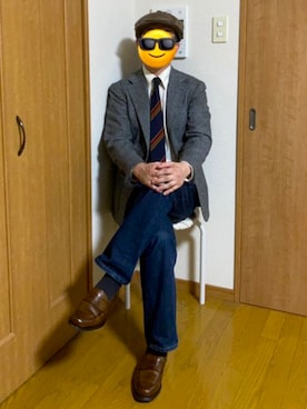 「BEAMS F（ビームスエフ）のアイテム（ジャケット/アウター）」を使った、VA9Nさん（メンズ・173cm）の秋コーディネート