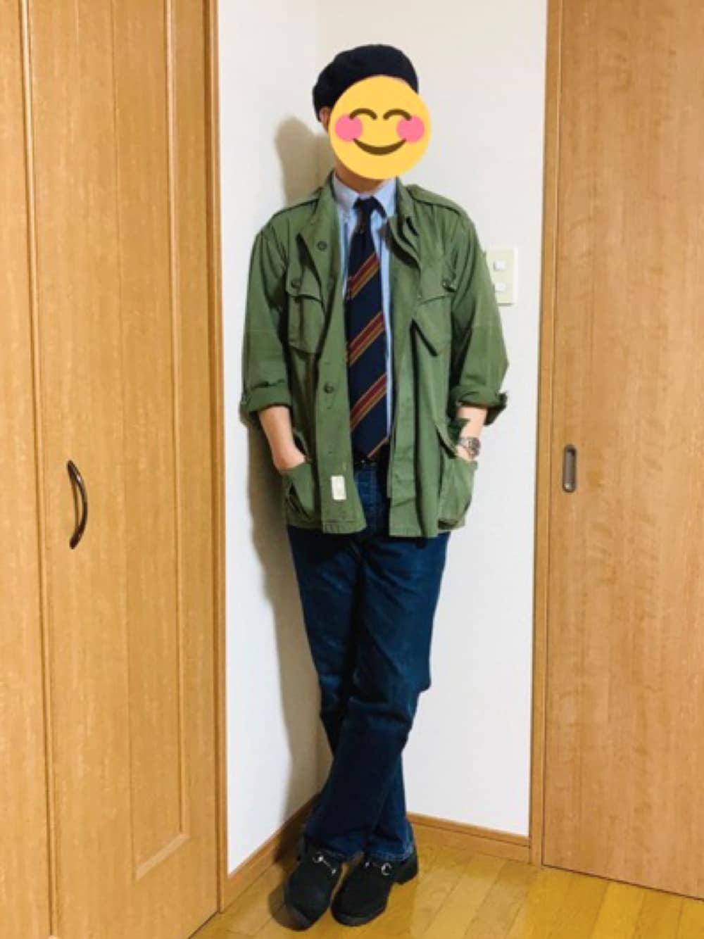 GETEMONTS×GA!FA ジャングルで暮らすとパンツについてたネクタイ ネクタイを使った「ジャングルファティーグ」の人気ファッション