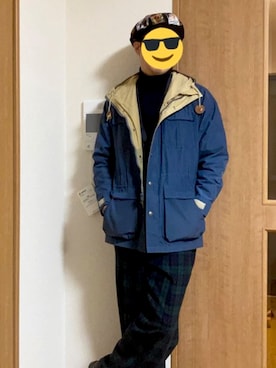 「SIERRA DESIGNS（シェラデザイン）のアイテム（マウンテンパーカー）」を使った、VA9Nさん（メンズ・173cm）の冬コーディネート