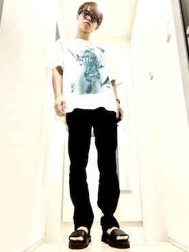 「GIVENCHY（ジバンシイ）のアイテム（アクセサリー）」を使った、k_a_iriさん（メンズ・168cm）の夏コーディネート