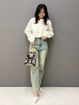 「綺麗めコーデ」｜「アイテム（キャミソール）」を使った、おみさん（レディース・157cm）の春コーディネート