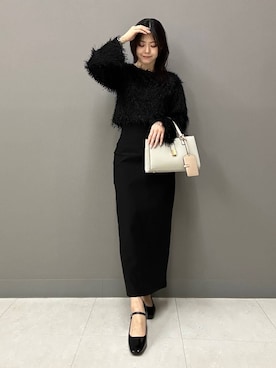 「綺麗めコーデ」｜「アイテム（パンプス）」を使った、おみさん（レディース・157cm）の冬コーディネート