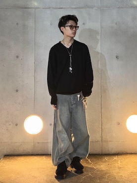 「アイテム（財布/小物）」を使った、yuさん（メンズ・167cm）の秋コーディネート