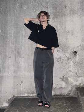 「GRANCY（グランシー）のアイテム」を使った、yuさん（メンズ・167cm）の夏コーディネート