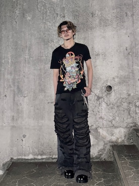 「GRANCY（グランシー）のアイテム（財布/小物）」を使った、yuさん（メンズ・167cm）の夏コーディネート