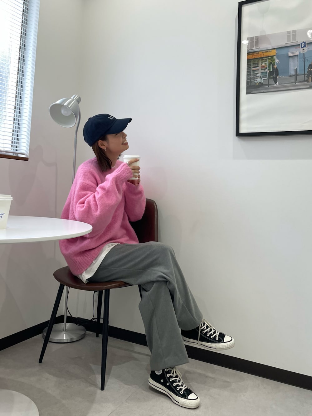 via j ヴィアジェイ キャナルジーン ウォームダブルタックストレートパンツ CANAL JEAN（キャナルジーン）の「via j(ヴィアジェイ) ウォーム