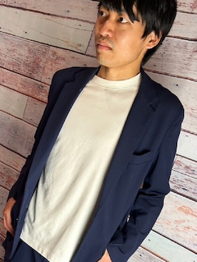 「AEON STYLE（イオンスタイル）のアイテム（ジャケット/アウター）」を使った、560610さん（メンズ・178cm）の春コーディネート