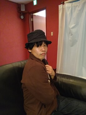 「URBAN RESEARCH（アーバンリサーチ）のアイテム（帽子）」を使った、560610さん（メンズ・178cm）の冬コーディネート