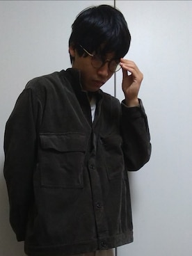 「LAKOLE（ラコレ）のアイテム（ジャケット/アウター）」を使った、560610さん（メンズ・178cm）の春コーディネート
