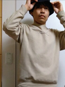 「URBAN RESEARCH（アーバンリサーチ）のアイテム（帽子）」を使った、560610さん（メンズ・178cm）の冬コーディネート