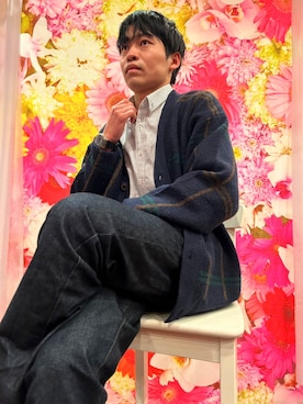 「LAKOLE（ラコレ）のアイテム（ジャケット/アウター）」を使った、560610さん（メンズ・178cm）の冬コーディネート