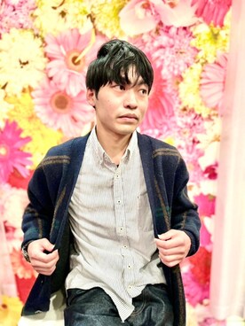 「LAKOLE（ラコレ）のアイテム（ジャケット/アウター）」を使った、560610さん（メンズ・178cm）の冬コーディネート