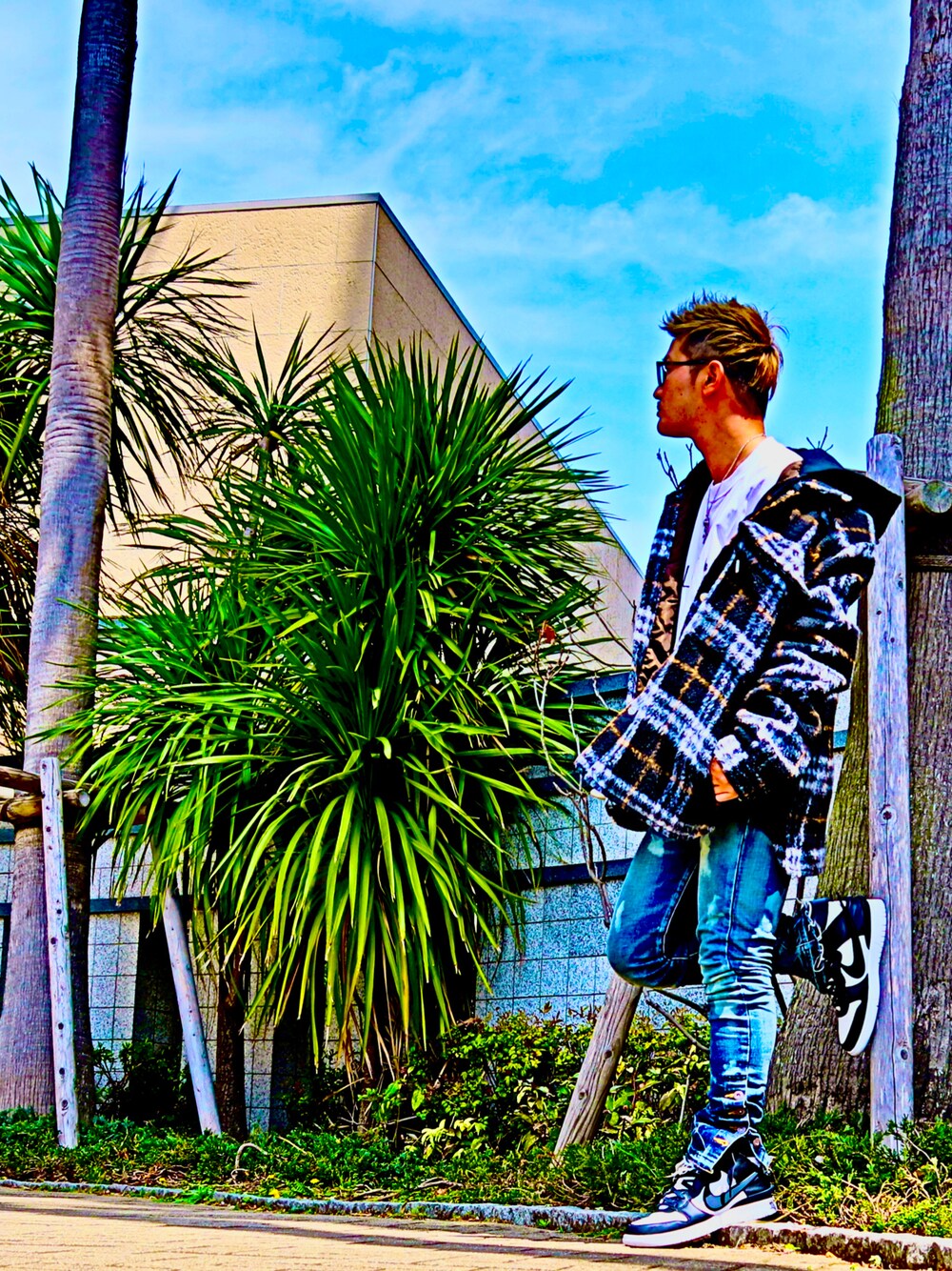 MLVINCE®︎ / type-1 slim damage jeans 32 okapi1|mlvinceの MLVINCE®︎ / type-1 slim damage jeans 32 okapi1|mlvinceの
