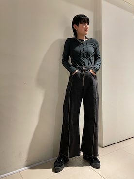 「RehersalL（リハーズオール）のアイテム」を使った、yumekaさん（レディース・160cm）の冬コーディネート