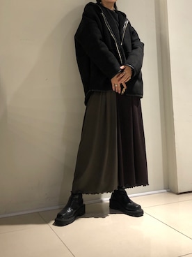 「RehersalL（リハーズオール）のアイテム」を使った、yumekaさん（レディース・160cm）の秋コーディネート