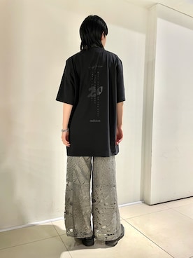 「AULA AILA（アウラアイラ）の【別注】AULA AILA/アウラアイラ/レースパンツ（その他パンツ、グレー系）」を使った、yumekaさん（レディース・160cm）の冬コーディネート