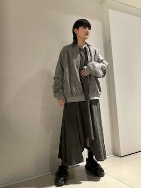 「KMRii」｜「アイテム（ジャケット/アウター）」を使った、yumekaさん（レディース・160cm）の冬コーディネート