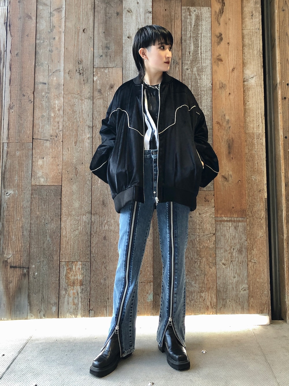 johnlawrencesullivan ジップデニム　パンツ JOHN LAWRENCE SULLIVAN】ジップデニムパンツ【買取入荷