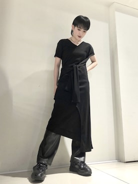 「ADDICT NOIR（アディクトノアー）のアイテム」を使った、yumekaさん（レディース・160cm）の夏コーディネート