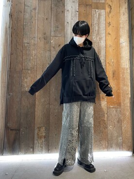 「RehersalL（リハーズオール）のアイテム」を使った、yumekaさん（レディース・160cm）の冬コーディネート