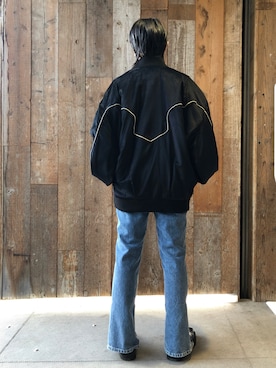 「FACCIES（ファチーズ）のアイテム（ジャケット/アウター）」を使った、yumekaさん（レディース・160cm）の秋コーディネート