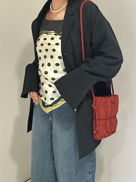 「アイテム（財布/小物）」を使った、咲弥さん（レディース・163cm・20代）の秋コーディネート