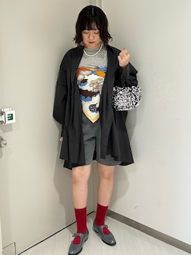 「アイテム（パンツ）」を使った、咲弥さん（レディース・163cm・10代）の秋コーディネート
