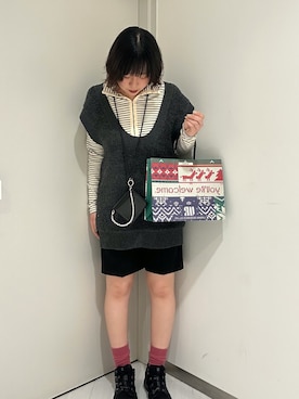 「アイテム（財布）」を使った、咲弥さん（レディース・163cm・20代）の秋コーディネート