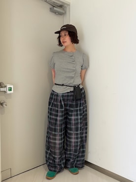 咲弥さん（レディース・163cm）の春コーディネート