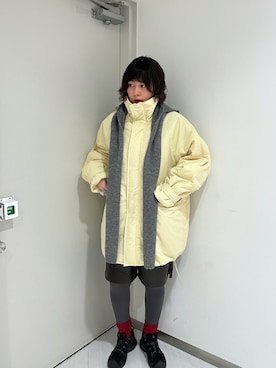 「アイテム（ジャケット/アウター）」を使った、咲弥さん（レディース・163cm・10代）の秋コーディネート