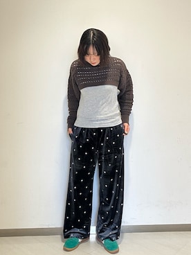 「アイテム（ニット/セーター）」を使った、咲弥さん（レディース・163cm・10代）の夏コーディネート